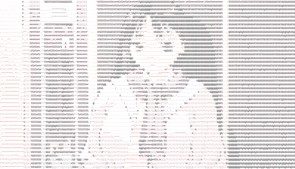 She even looks good in ASCII
